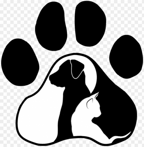 #sticker #pawprint #paw #dog #cat #cute #loveit #shilouette - huellas de perro y gato Transparent picture PNG