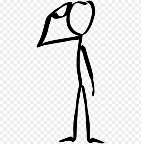 stickman stick figure match - clip art stick figure thinki Isolated Character in Transparent PNG Format