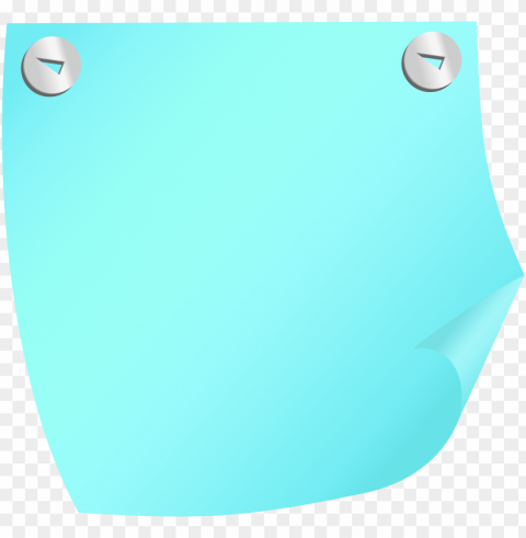 sticky note blue clip art - blue sticky notes Isolated Illustration in Transparent PNG