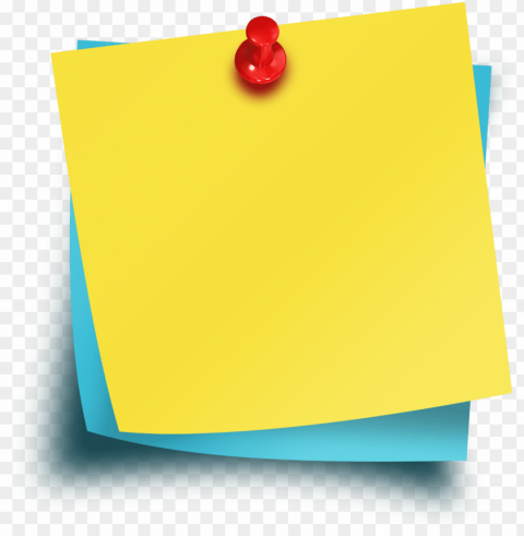 sticky notes with thumbtack psd template PNG transparent graphics comprehensive assortment