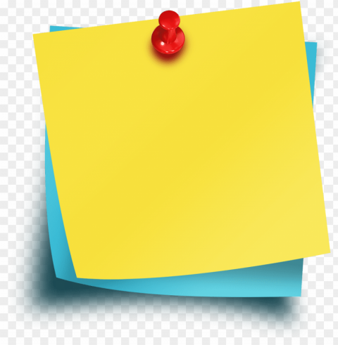 Sticky Notes With Thumbtack Psd Template PNG Transparent Graphics Comprehensive Assortment