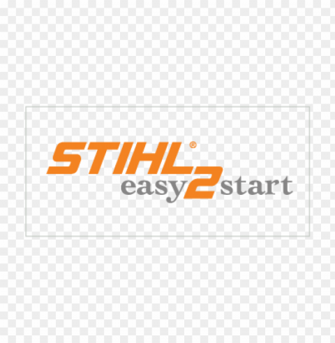 stihl easy 2 start vector logo PNG Image with Isolated Artwork