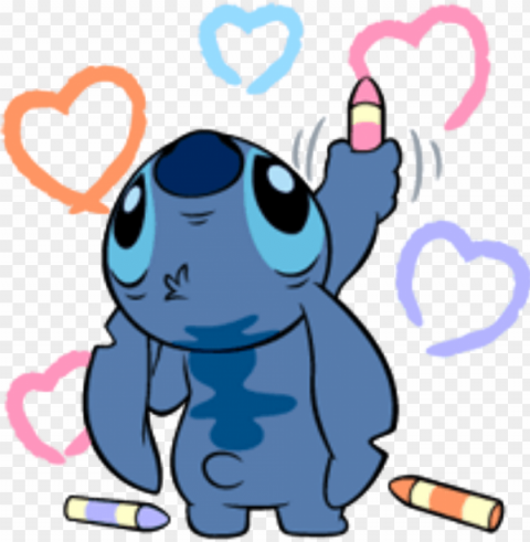 stitch lilo - stickers stitch Isolated Element on Transparent PNG