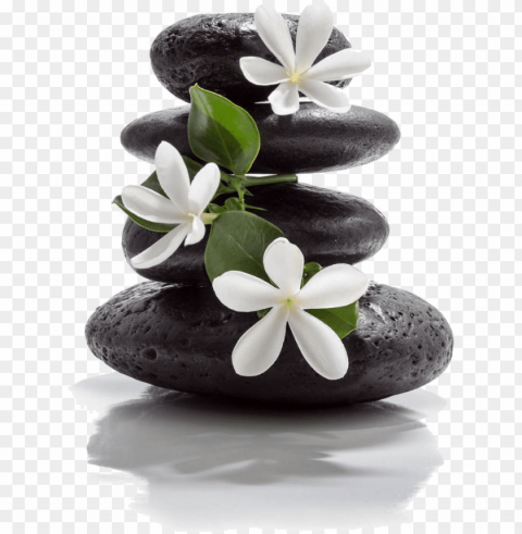 stone spa treatments PNG photo without watermark