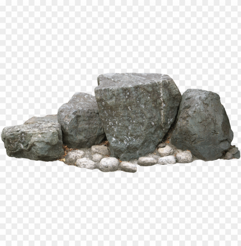 stones PNG transparent elements package