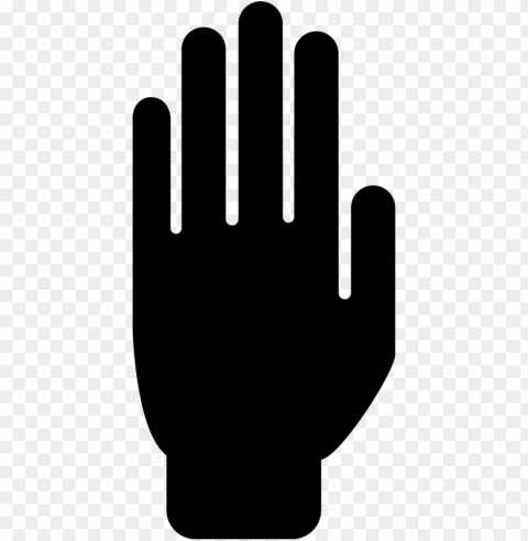 stop hand silhouette Transparent PNG images wide assortment