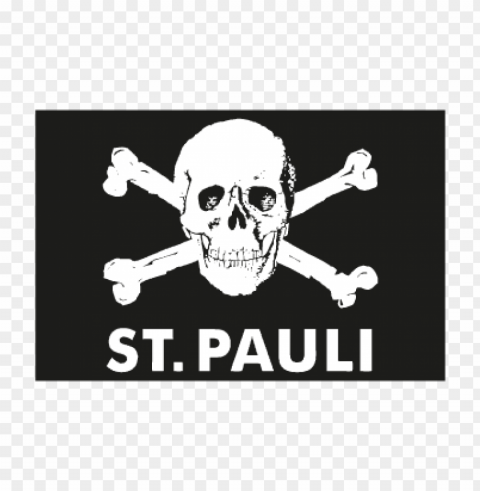 stpauli totenkopf vector logo download free Isolated Graphic in Transparent PNG Format