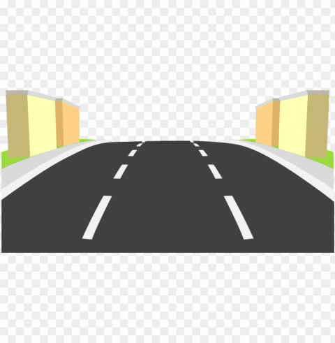 straight road - road game background PNG with Transparency and Isolation