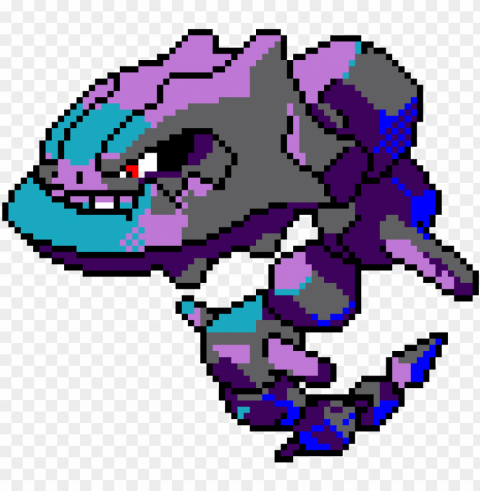 strange steelix by marlonpichu - mewtwo PNG Image Isolated with Clear Transparency