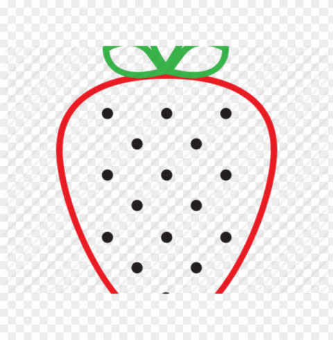 strawberry clipart icon - circle PNG for t-shirt designs PNG transparent with Clear Background ID 5b959d6d