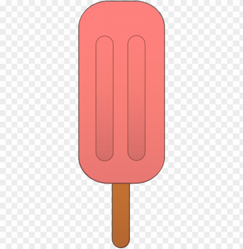 strawberry clipart popsicle - cartoon popsicles PNG with alpha channel