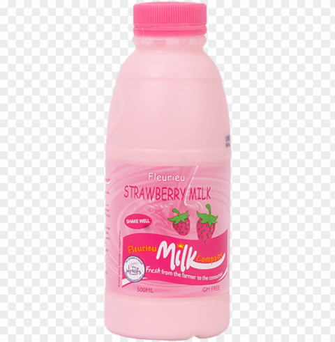 strawberry milk splash - strawberry milk pink Isolated Icon on Transparent PNG