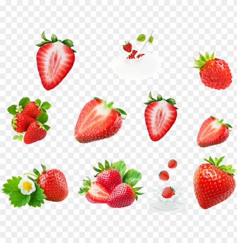 strawberry strawberry clipart fruit vector fresh - strawberry ClearCut Background Isolated PNG Art