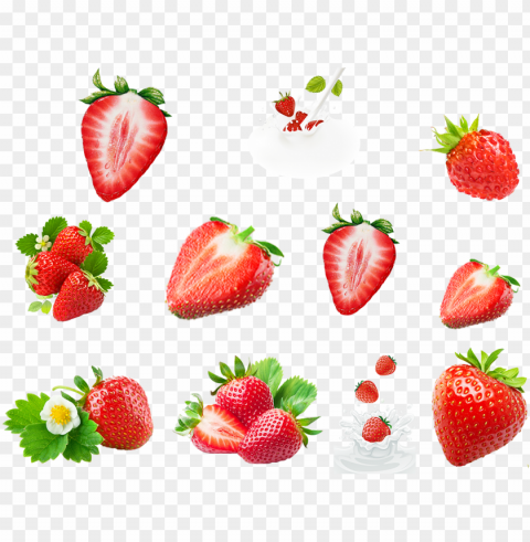 Strawberry Strawberry Clipart Fruit Vector Fresh - Strawberry ClearCut Background Isolated PNG Art