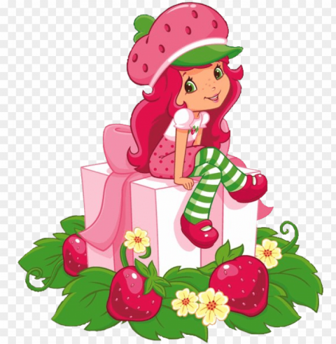 Strawberry Shortcake Vector - Strawberry Shortcake Clipart PNG With No Background Required