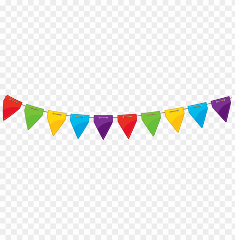streamers Isolated Subject with Clear PNG Background
