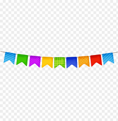 streamers Isolated Subject with Clear Transparent PNG