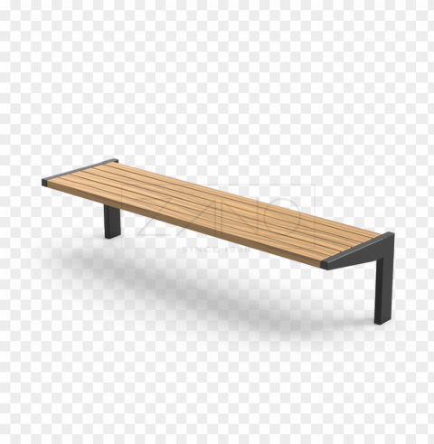 street bench Isolated Character on Transparent PNG