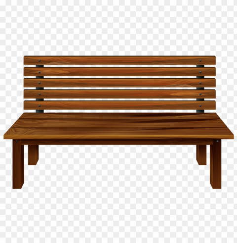 street bench Isolated Illustration on Transparent PNG