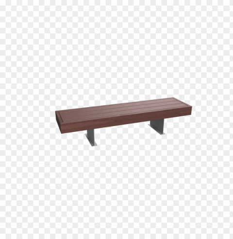 street bench Clean Background Isolated PNG Art