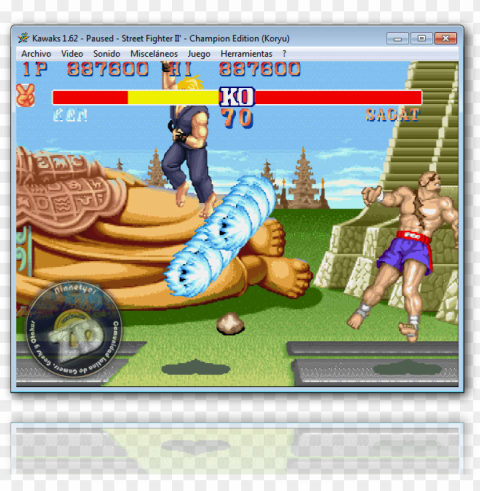street fighter ko PNG clipart with transparent background