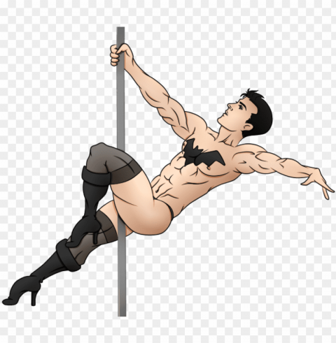 stripper - male stripper cartoon PNG with Isolated Object