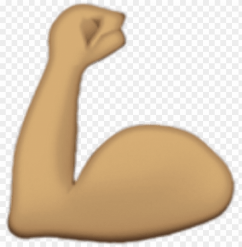 strong arm emoji - strong emoji Isolated Character on Transparent Background PNG PNG transparent with Clear Background ID 1150fd93