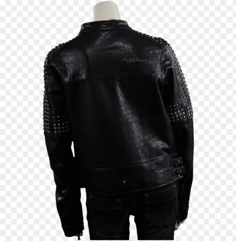 studded leather jacket - leather jacket Free PNG images with alpha transparency
