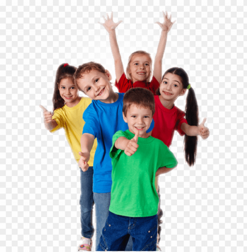 students kids Transparent Background Isolation in PNG Format