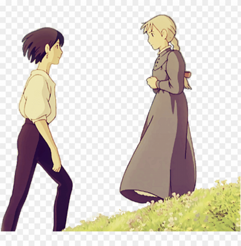studio ghibli - - howl's moving castle ghibli Transparent Background PNG Isolated Character