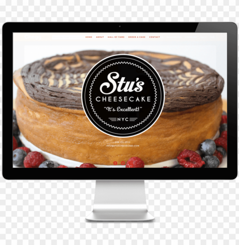 stu's cheesecake Isolated Design Element on Transparent PNG