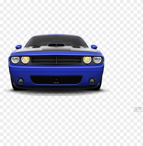 styling and tuning disk neon iridescent car paint - dodge challenger Clean Background Isolated PNG Image
