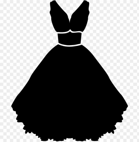 stylish strapless with belt clip art transparent - dress vector Isolated Character on HighResolution PNG