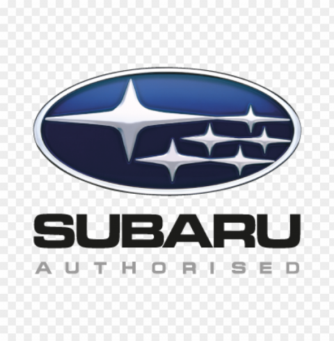 subaru authorised vector logo free download PNG for web design