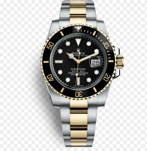 submariner date - rolex submariner date 116618 Isolated Character with Transparent Background PNG