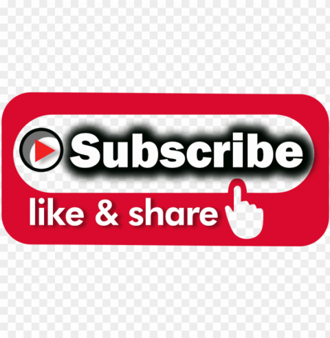 subscribe button - like share subscribe Transparent PNG pictures for editing