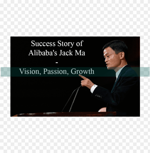 success story of alibaba's jack ma - quotes jack ma today is hard PNG graphics with alpha transparency bundle