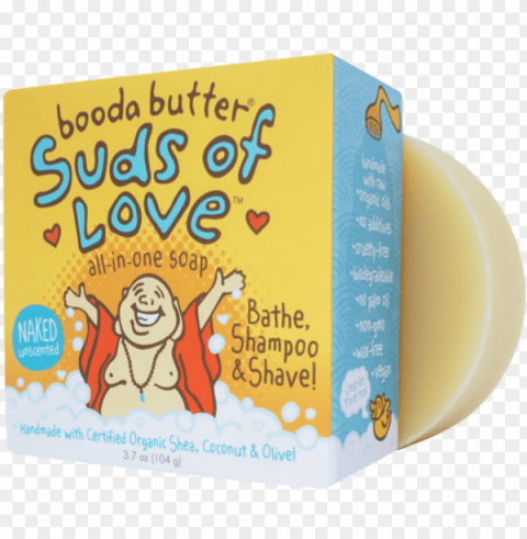 suds of love all in one soap from booda organics - booda organics suds of love bar soa PNG images with alpha transparency diverse set