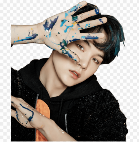 suga you never walk alone photoshoot Transparent PNG Isolated Object with Detail