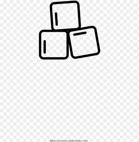 sugar cubes coloring page - briefcase PNG images with transparent canvas