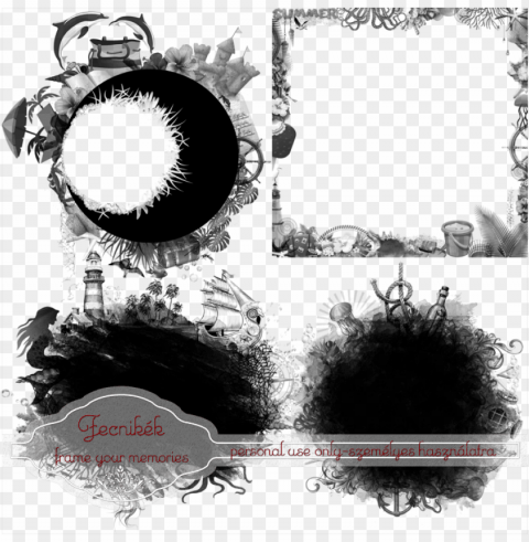 summer overlays and border - circle PNG Graphic Isolated with Clarity PNG transparent with Clear Background ID 044ae344