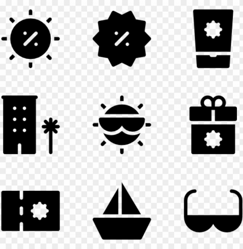summer sales 50 icons - car dashboard icons Transparent background PNG clipart