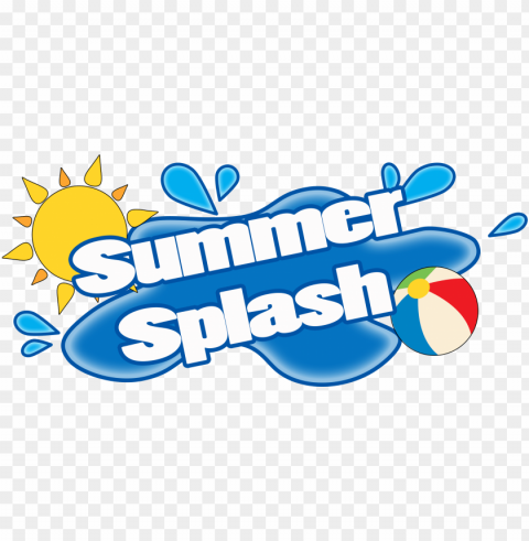 summer splash clipart wwwpixsharkcom images - summer splash logo Isolated Artwork on Clear Transparent PNG