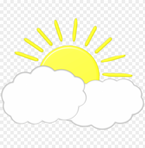 sun and clouds clipart Clear PNG pictures free