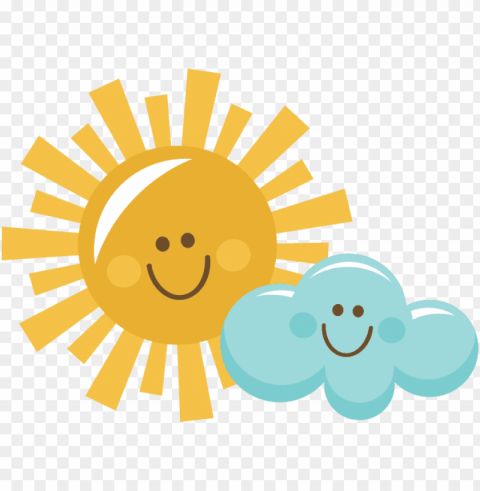 sun and clouds clipart HighQuality Transparent PNG Isolated Graphic Design