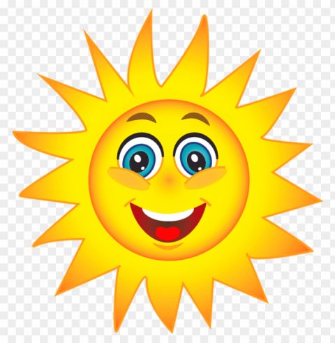 sun clipart for kids Transparent PNG images for graphic design