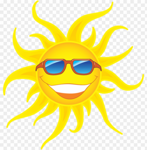 sun clipart for kids Transparent PNG Isolated Item