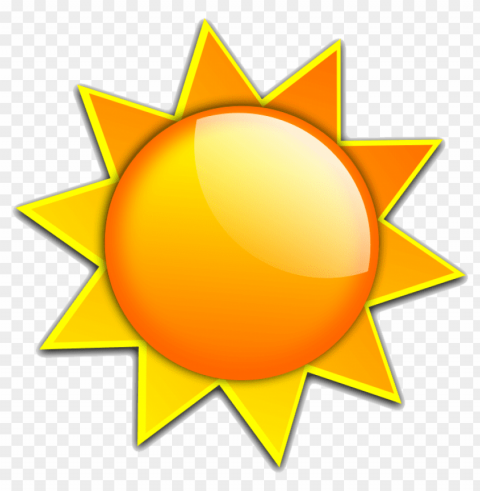 sun clipart for kids Transparent PNG Isolated Object