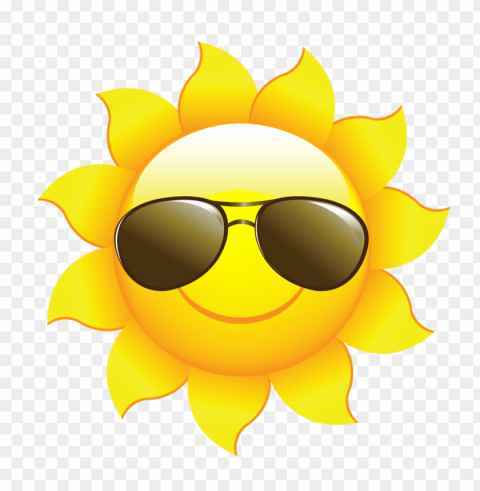 sun clipart for kids Transparent PNG Isolated Object Design