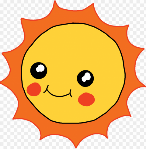 sun clipart for kids Alpha channel transparent PNG